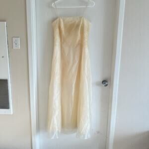 Vintage Fanny Fashion USA Maxi Slip Dress Y2K Fairy Grunge Overlay USA Made Sz M